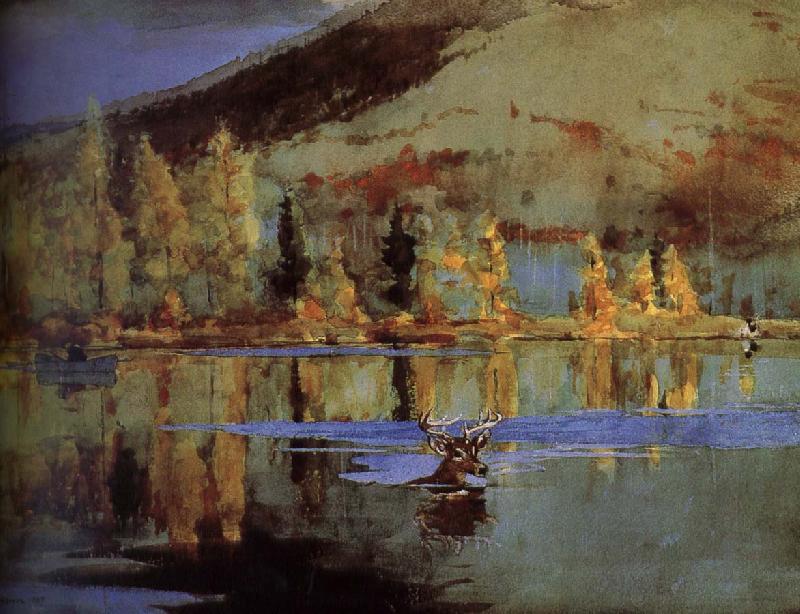 Winslow Homer October days oil painting image